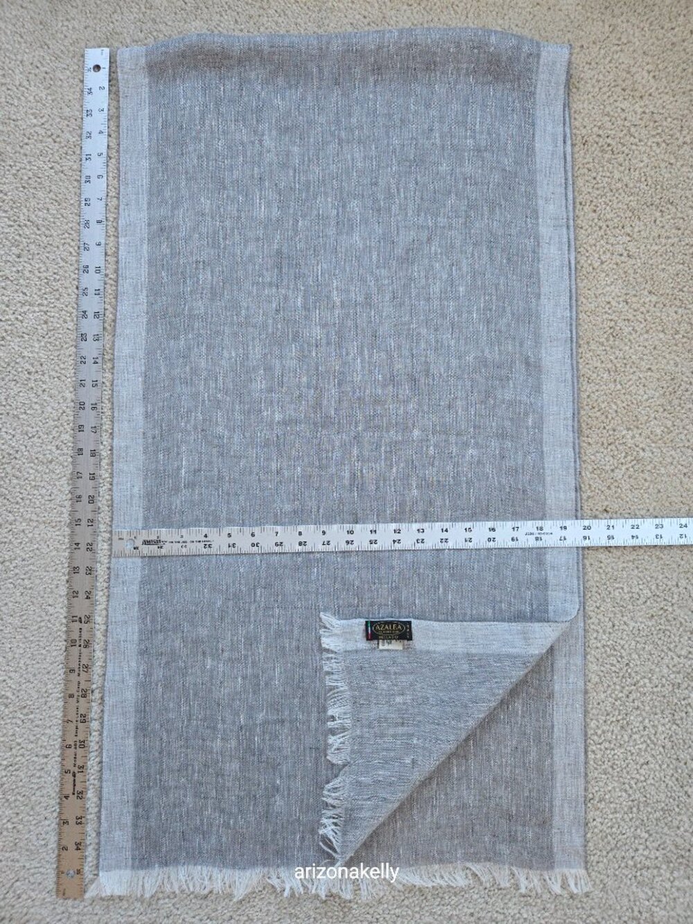 NWOT Linen Scarf Azalea Italy Bellagio - Picture 7 of 9